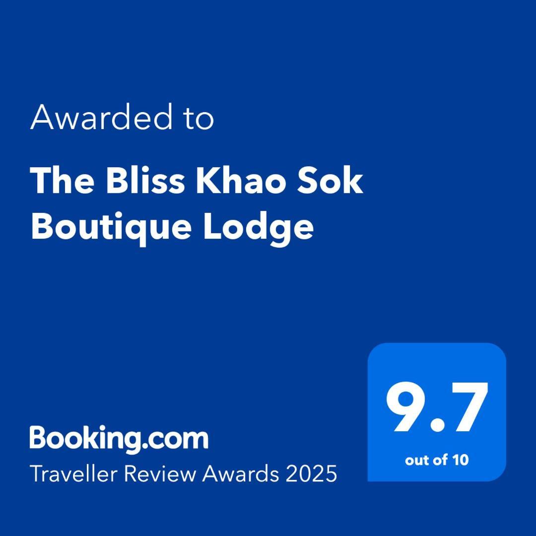 The Bliss Khao Sok Boutique Lodge Khao Sok National Park Екстериор снимка